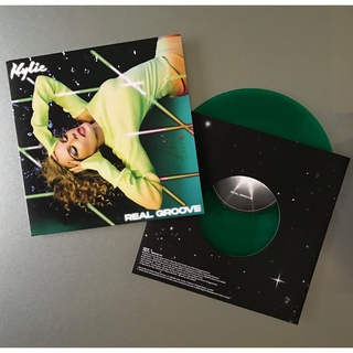Kylie Minogue 凱莉米洛 - Real Groove 單曲七吋透明綠色黑膠/彩膠