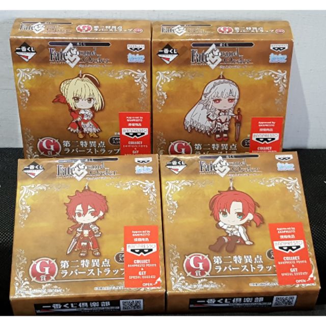 代理正版全新款式自選 一番賞fgo Fate Grand Order Q角色g賞第二特異点尼祿阿堤拉 蝦皮購物