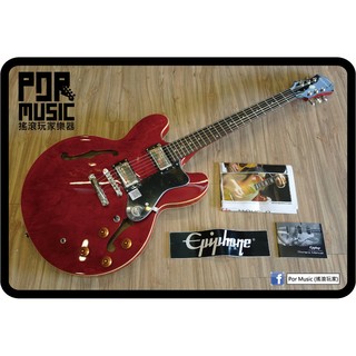 【搖滾玩家樂器】全新 公司貨 Epiphone THE DOT RED 紅 (ES-335 STYLE) 系列 爵士吉他