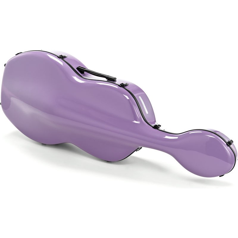 {亨德爾音樂美學-安畝提琴工作室}德國 Musilia大提琴盒 S1 高品質碳纖維-實測重3.6公斤 粉紫 GEWA