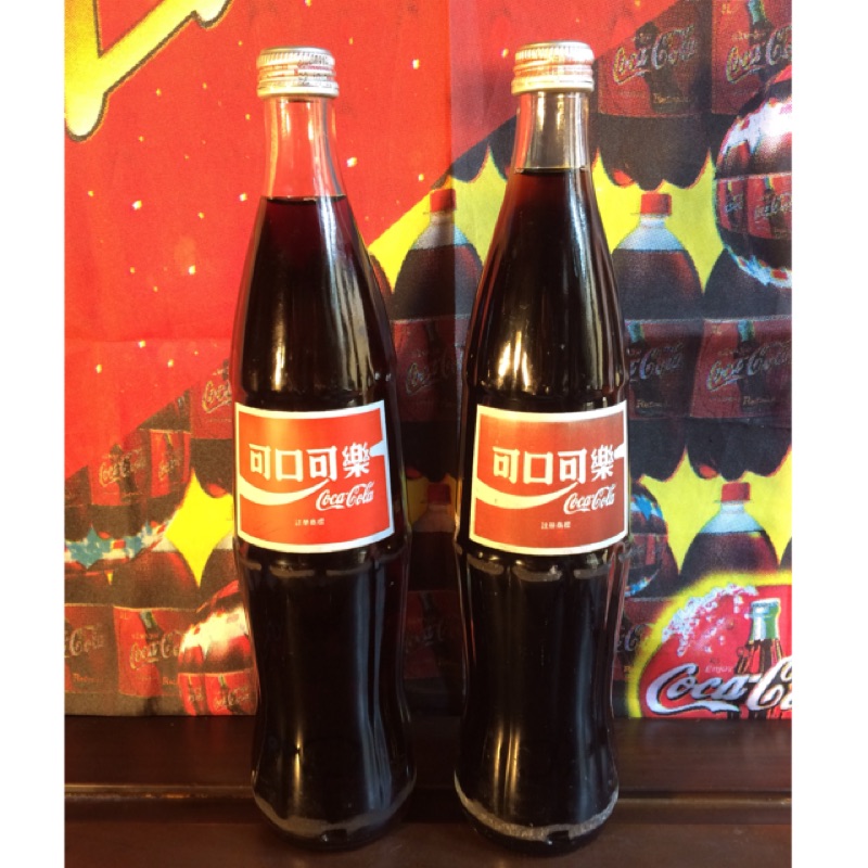可口可樂 600ml. 瓶蓋2版 合售