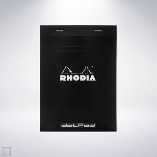 法國 RHODIA Head-Stapled Dotpad A5 N16 上掀式筆記本: 黑色/Black