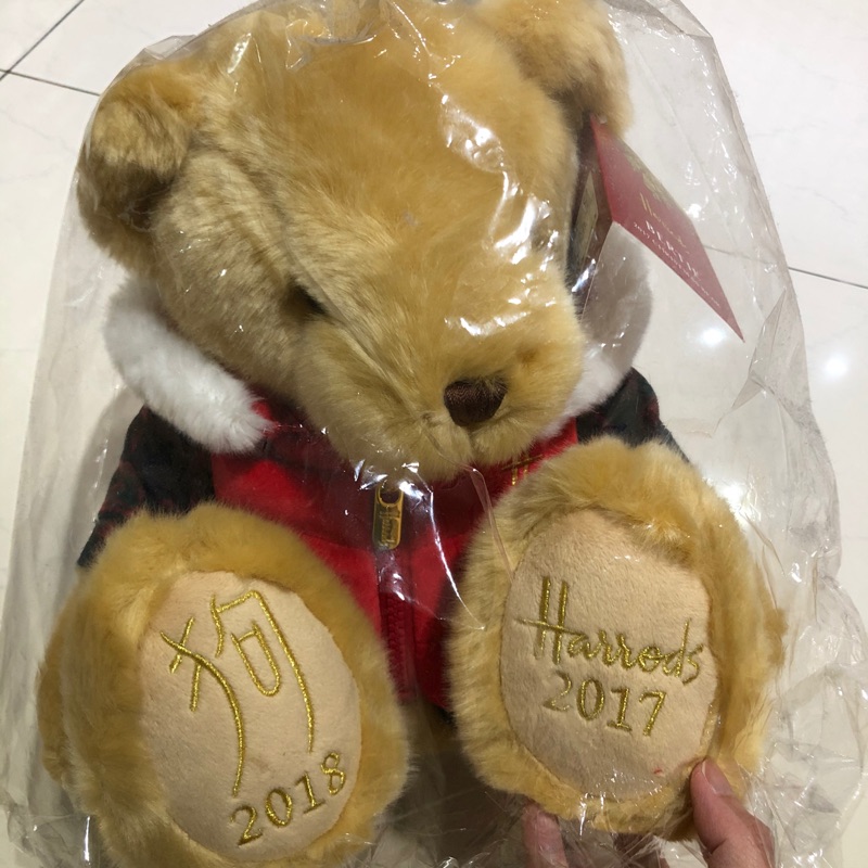 台灣版本 Harrods 限量2017 2018 Teddy年度熊 全新品 狗年生肖 「原價1980元」