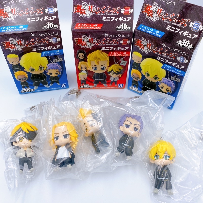 日版現貨 東京復仇者 小公仔吊飾盒玩 佐野萬次郎 一虎 Mikey 麥奇 松野千冬 半間修二 三谷隆