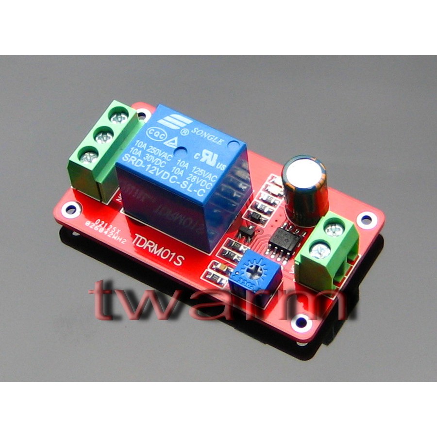 TW7892 / TDRM01 1路控制模組 單路 延時通斷繼電器模組 觸發延時開關 ( 5V 12V )