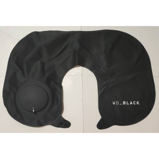 WD Black 按壓自動充氣式頸枕(含收納袋)