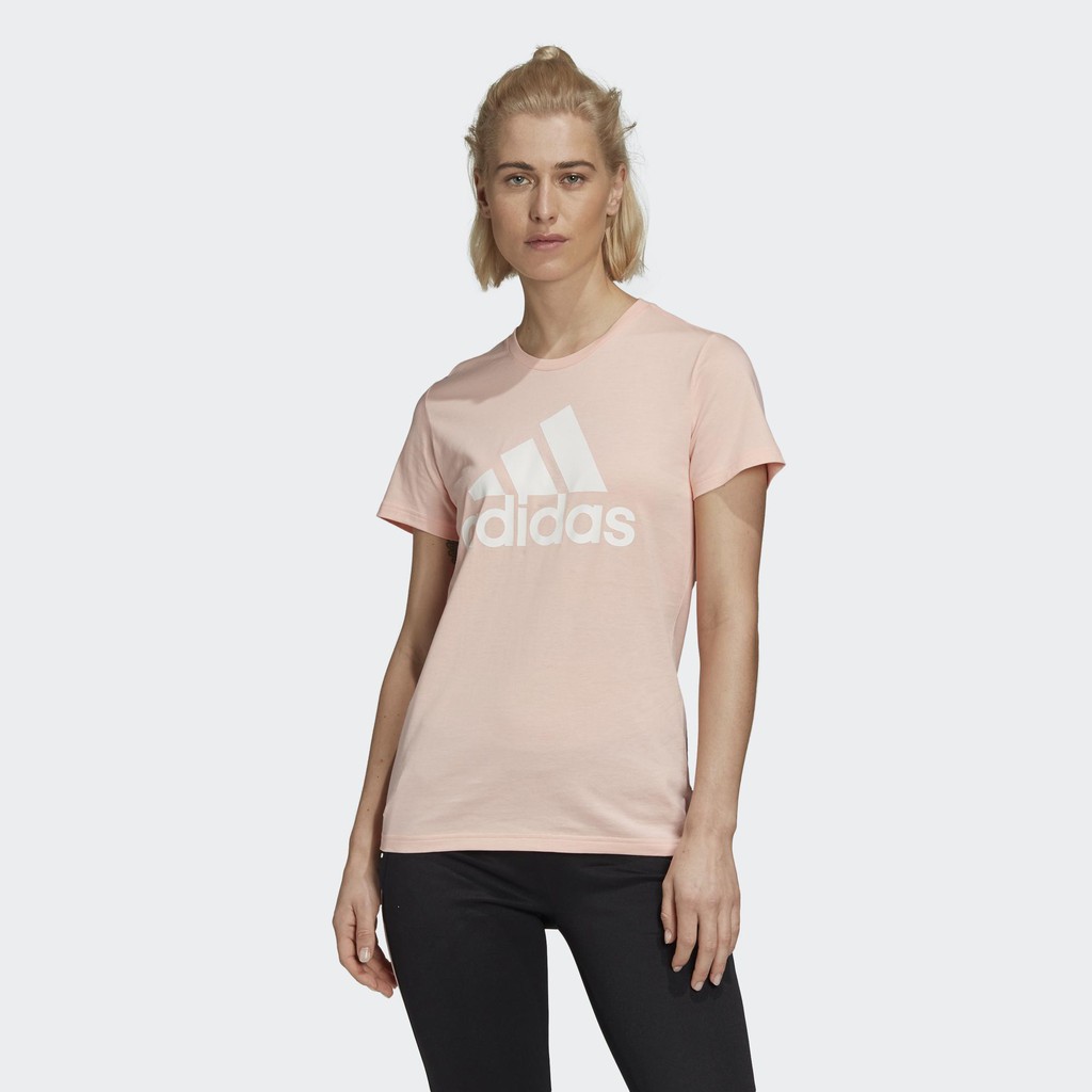 Adidas W BOS CO女款粉色短袖上衣-NO.GC6948