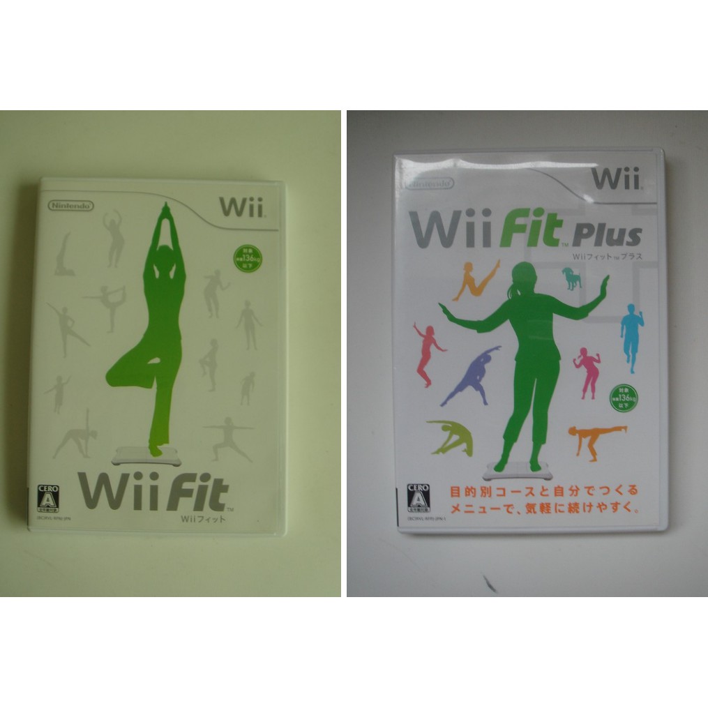 WII FIT &amp; Wii Fit Plus 塑身 日文版 中文版
