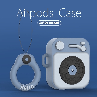 airpods 保護套 DJ 藍 唱盤 復古 電音 搖滾 鈴鐺 珍奶 柴犬 無訊號 拍立得 復刻
