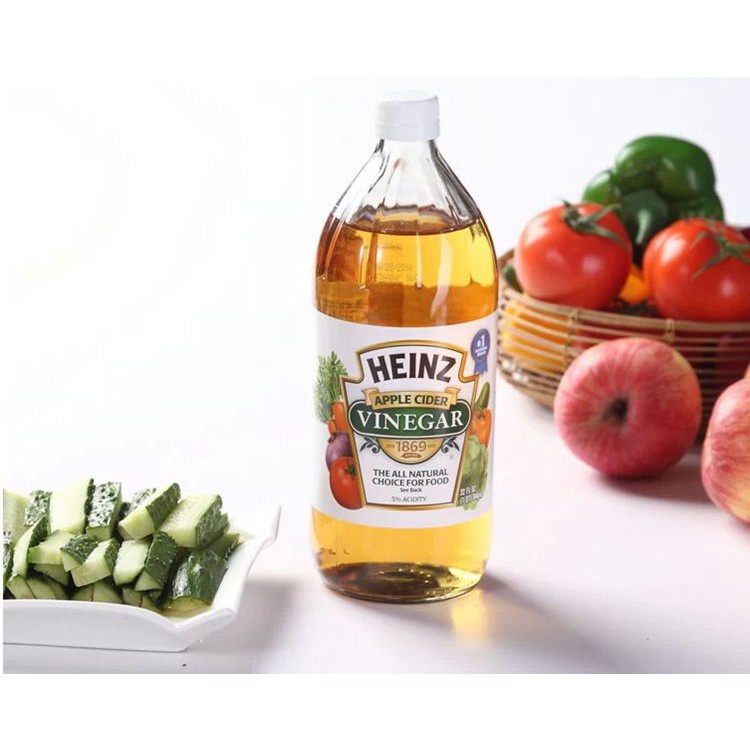 Heinz 亨氏蘋果醋946ml/瓶(沙拉涼伴的好夥伴)也可作醋飲