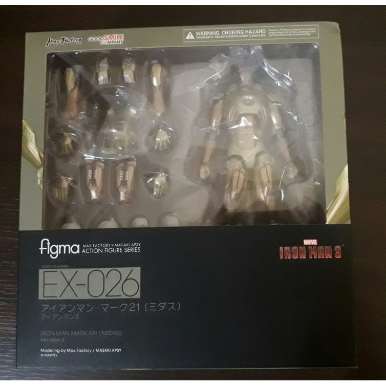 FIGMA EX026 鋼鐵人 金霸王 mk21(x戰警,蜘蛛人,mafex,mezco,金鋼狼,驚奇隊長,浩克,薩諾斯