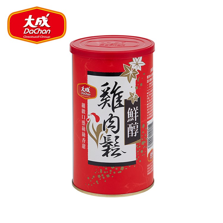 【大成食品】雞肉鬆︱鮮醇雞肉鬆 (160g/罐) 肉鬆 伴手禮 早餐 零嘴 送禮 嚴選CAS國產雞胸肉 超取