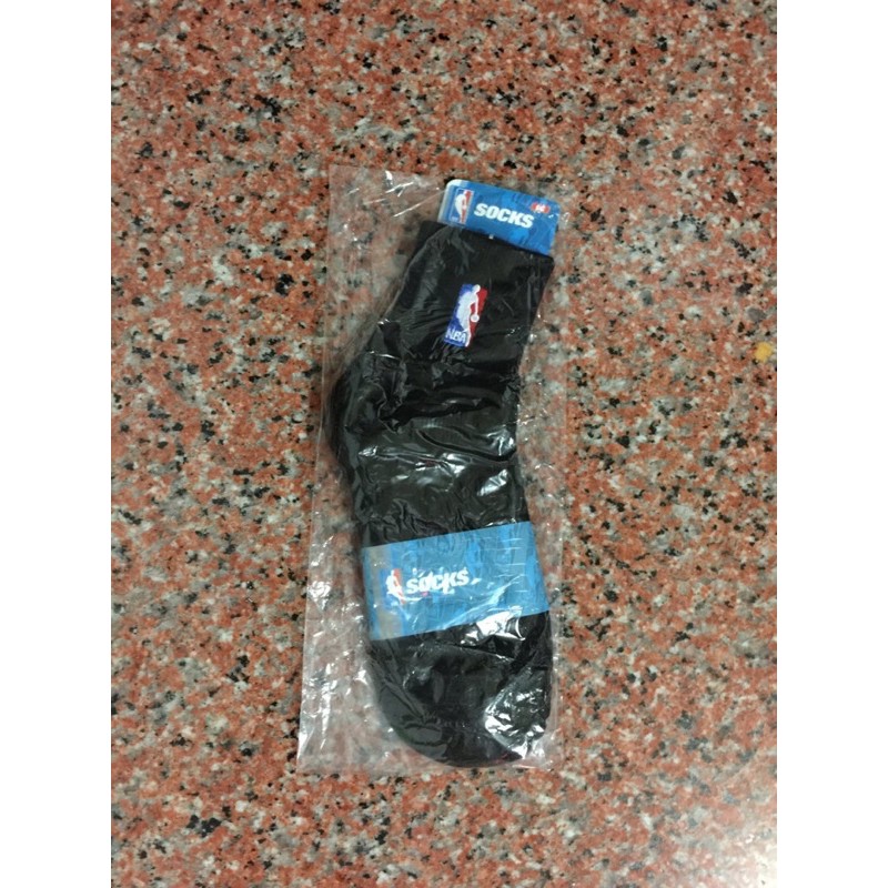 NBA球員正式比賽運動襪Speed Crew快幹材料毛巾襪 籃球球迷必備 【中筒 / 黑底】