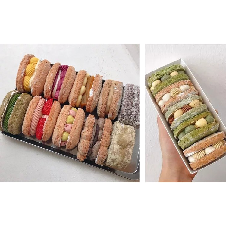 Amy烘焙網 6連達克瓦茲模 橢圓達克瓦茲 Dacquoise模具法式甜點 達克瓦茲模具 蝦皮購物