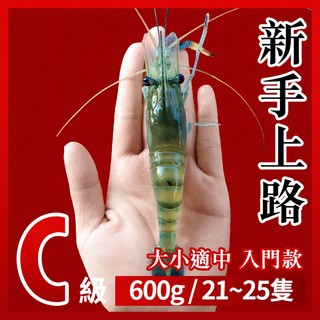 【台灣養殖】段泰國蝦精選 x 新手上路（一斤約約21~25隻）