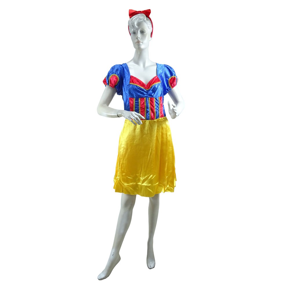 成人白雪公主 白雪公主 洋裝角色扮演cosplay服裝 公主 萬聖節 聖誕節 洋裝 短袖洋裝  洋裝