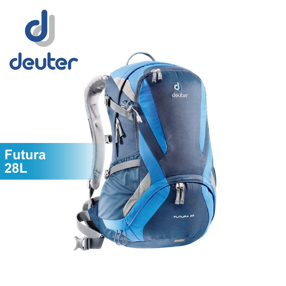 【Deuter 德國 Futura 28L 輕量網架式透氣背包《深藍/藍》】34214/背包/後背包/登山/悠遊山水