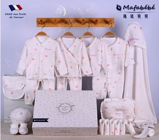 【singcoco】新生兒用品 嬰兒衣服 初生禮盒套裝 秋冬款 純棉寶寶 20件套裝 適合0-6個月