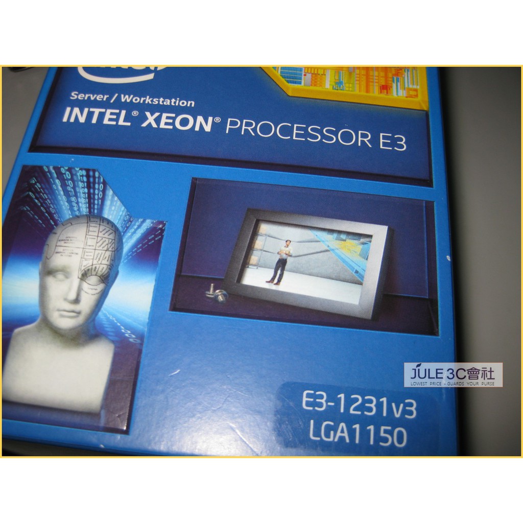 JULE 3C會社-Intel XEON E3 1231 V3 3.4G/SR1R5/貼換4460/1150 CPU