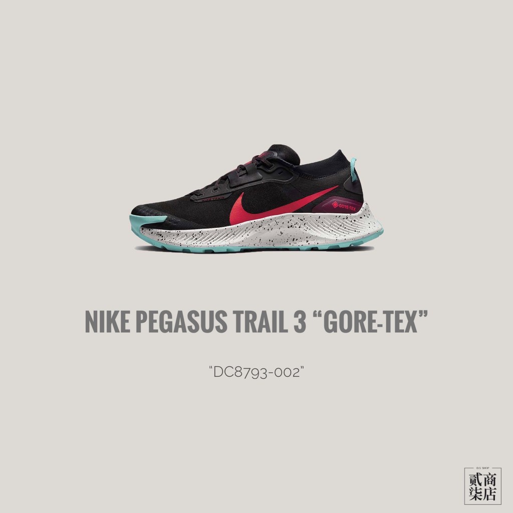 貳柒商店) Nike Pegasus Trail 3 GORE-TEX 男款 越野 慢跑鞋 防水 DC8793-002