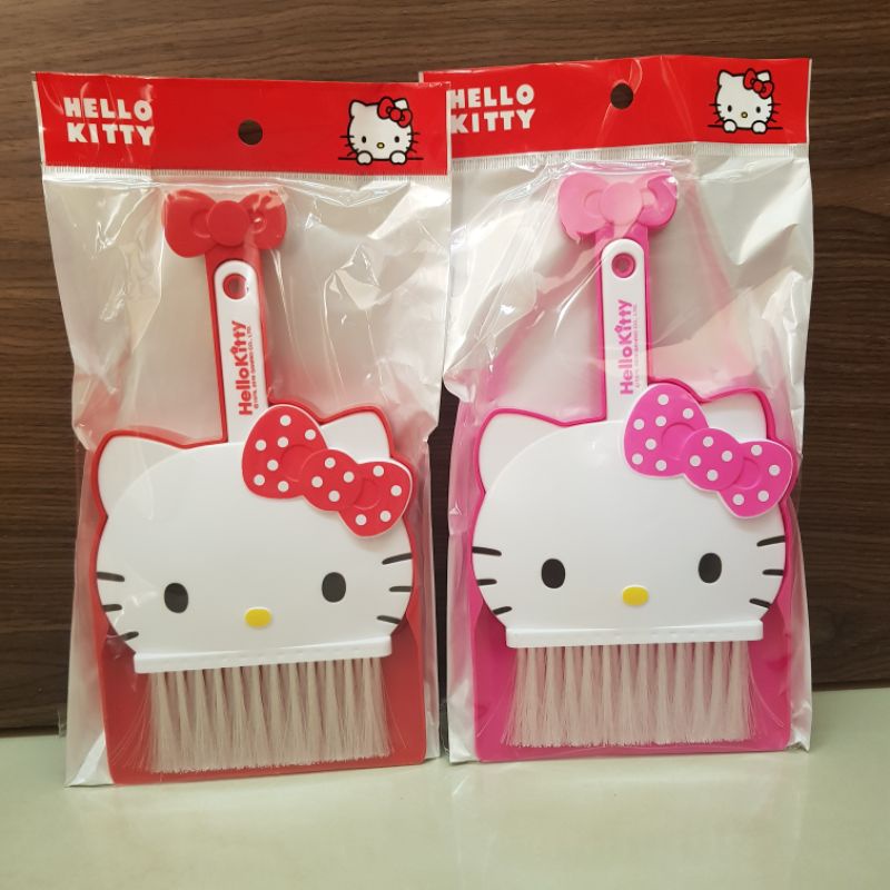 Hello Kitty 韓國正版 造型小掃把 掃把組 掃把畚箕 桌面清潔