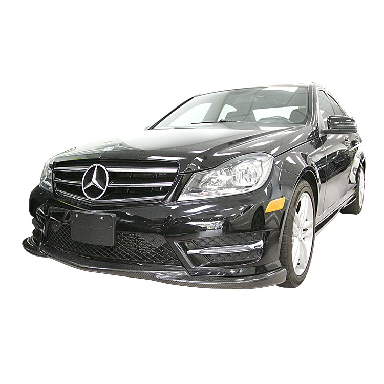 依馳國際 BENZ W204 LCI 小改款 後期 G 碳纖維 前下巴 AMG保