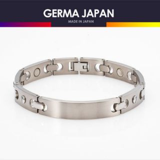 377 GERMA JAPAN【天皇結】金屬3鍺6磁石純鈦手鍊 T005