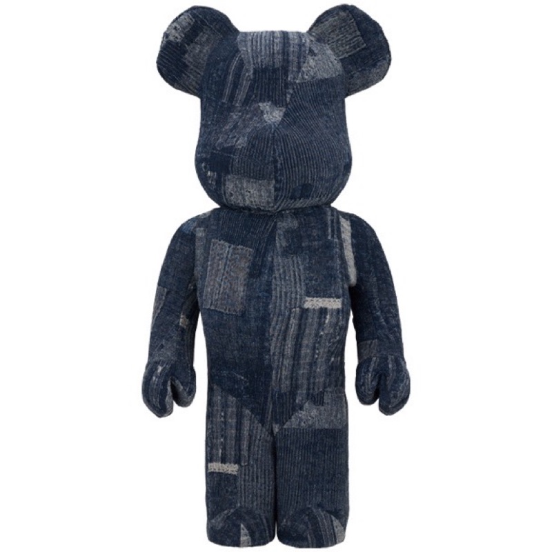現貨在台灣medicom Be Rbrick 1000 Fdmtl 拼布藍染bearbrick 1000 蝦皮購物