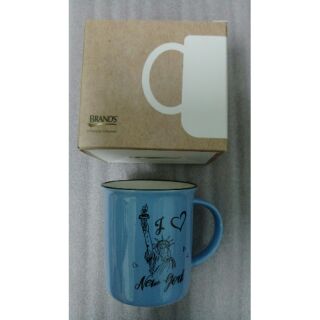 經典城市咖啡杯/藍色/1入