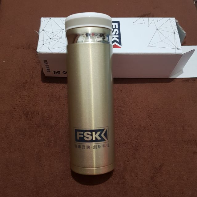 全新FSK 不鏽鋼真空保溫瓶 保溫杯 330ml 304不鏽鋼內膽