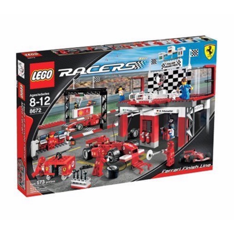 LEGO Racers Ferrari Finish Line #8672