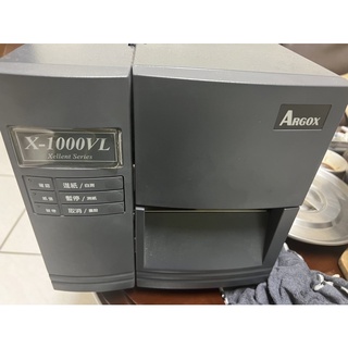 工業型條碼列印機 立象牌ARGOX X-1000VL 價格牌 不乾膠 布標等都可以印 高印量機型 中古條碼機