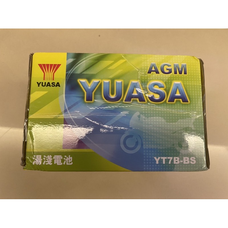 全新電瓶 YUASA YT7B-BS 機車電瓶（買錯便宜賣出）