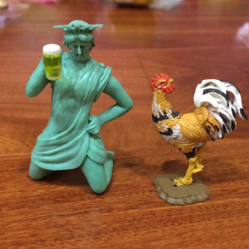 日本 扭蛋 自由女神 啤酒 京都限定 雞