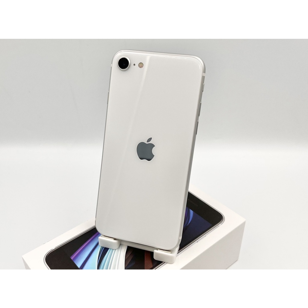 §轉機站§ 外觀漂亮 盒裝 Apple iPhone SE2 2020 128G 4.7吋 白色 169