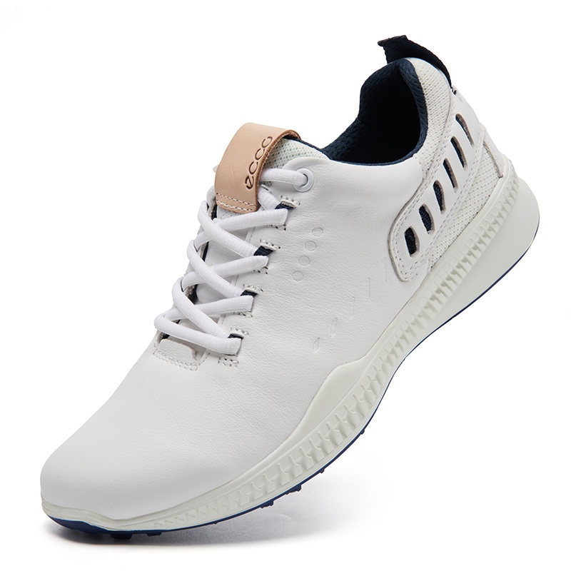 Ecco2022新款Golf男球鞋高爾夫休閒鞋真皮百搭透氣防滑耐磨運動旅遊鞋 OXOZ