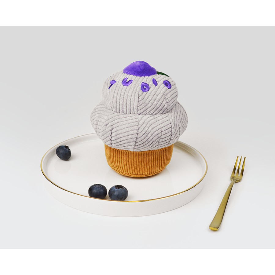 {關門放狗} 法國 Studio Ollie Blueberry Cupcake 藍莓杯子蛋糕造型 寵物嗅聞玩具