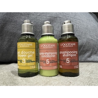 法國製造 歐舒丹 L’OCCITANE 草本活力沐浴膠 草本修護潤髮乳 草本修護洗髮乳 旅行組