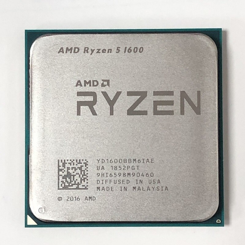 Cpu AMD 銳龍 R5 1600 3.2 GHz - 3.6 GHz(6 核,12 線程)