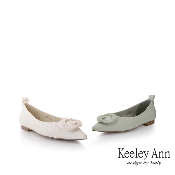 Keeley Ann 羊皮平底尖頭包鞋(2257724)