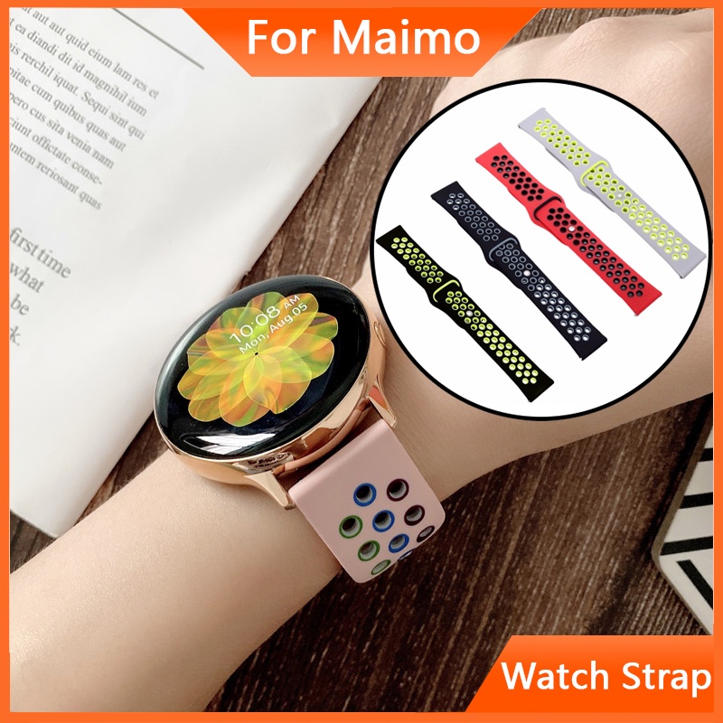 適用於 Maimo 錶帶 Riem Voor Maimo 錶帶矽膠臂帶 23MM 錶帶