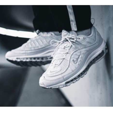 all white 98 air max