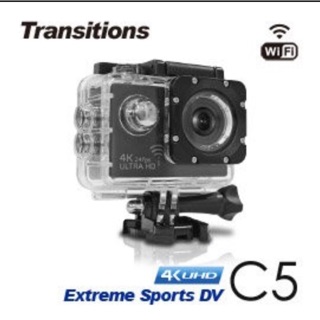 送16G卡)全視線 C5 4K/1080P超高解析度 WiFi 極限運動 機車防水型行車記錄器 (送16G卡)