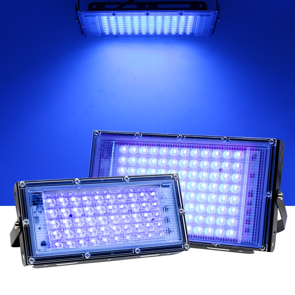 Led UV泛光燈 365nm 395nm 50W 100W 200W 300W 紫外線燈 120度 IP65