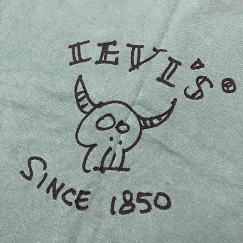 levis 純棉長袖T恤