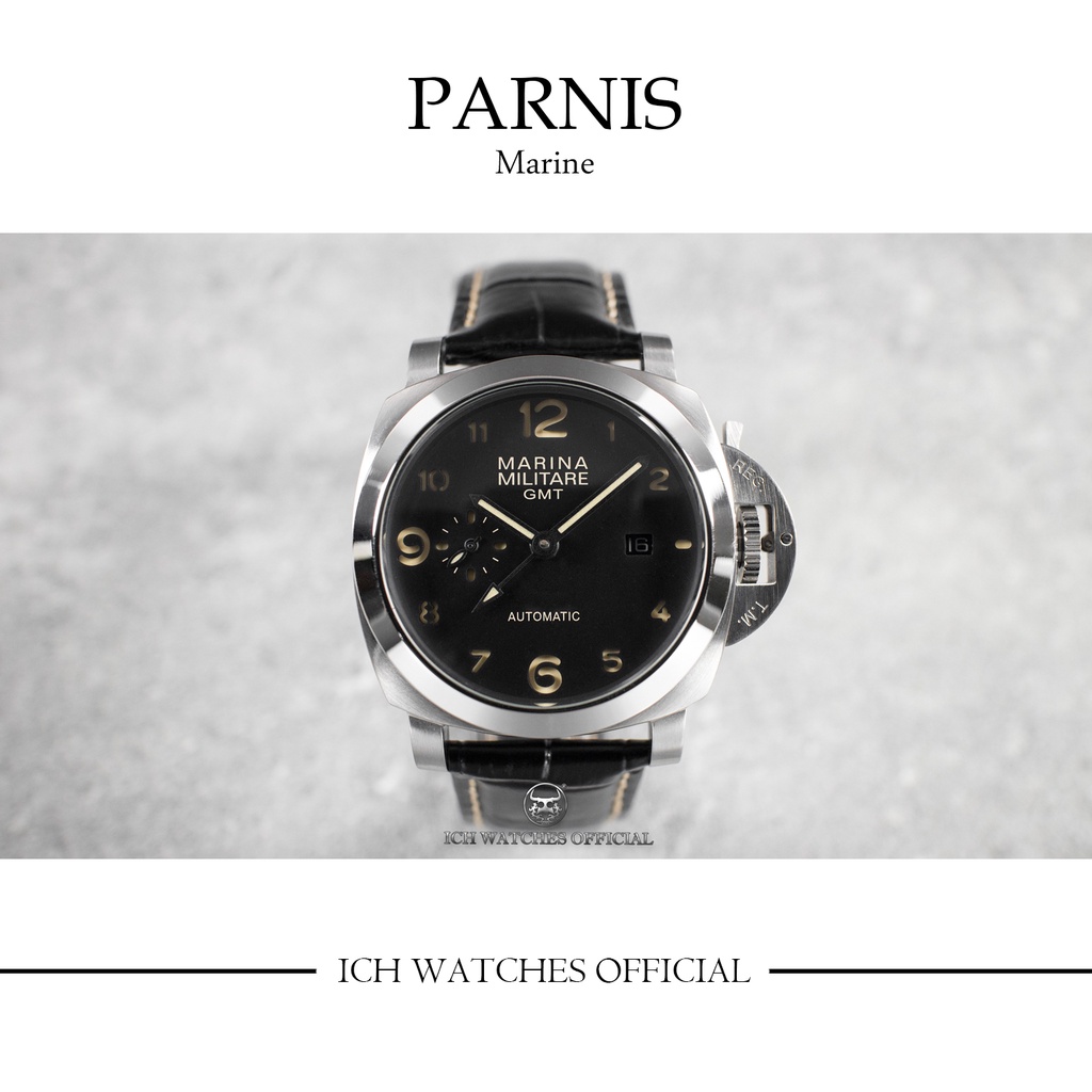 瑞士Parnis MM441自動機械錶義大利海軍錶-潛水錶運動錶石英錶手錶男錶女錶pam1312