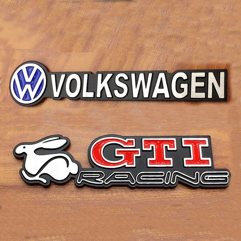 VOLKSWAGEN 1 GTI RACING 側擋泥板標誌貼紙貼花適用於大眾汽車