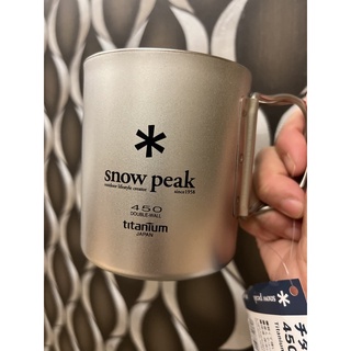 《全新日本🇯🇵SP正版公司貨》日本製Snow peak雪峰 鈦杯 馬克杯 露營杯 雙層摺疊杯 MG-053R 450ml