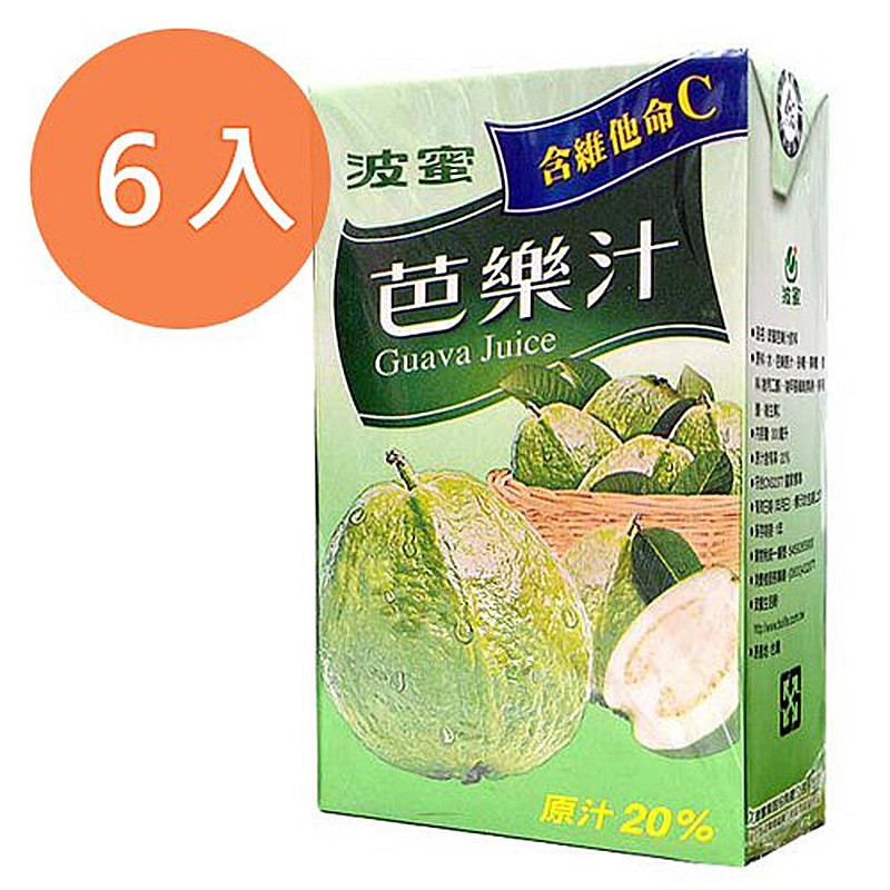 波蜜 芭樂汁 300ml (6入)/組【康鄰超市】