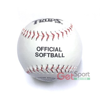 TROPS軟木硬式縫線壘球(練習級)(快速壘球/棒壘/慢速壘球/softball)